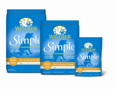Wellness Simple Limited Ingredient Diet Duck & Oatmeal Formula Dry Dog Food