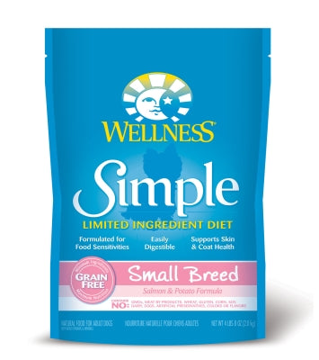 Wellness Simple Limited Ingredient Diet Small Breed Salmon & Potato Formula Grain-Free Dry Dog Food