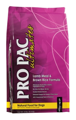 Pro Pac Ultimates Lamb Meal & Brown Rice Formula Natural Dry Dog Food