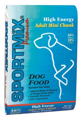 SPORTMiX Premium High Energy Adult Mini Chunk 26/18 Dry Dog Food