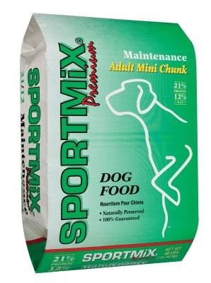 SPORTMiX Premium Maintenance Adult Mini Chunk 21/12 Dry Dog Food