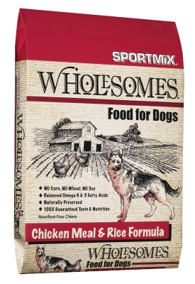 SPORTMiX Wholesomes Chicken Meal & Rice Formula Dry Dog Food