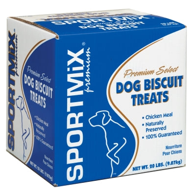 SPORTMiX Premium Cheese Biscuit Dog Treats, 20-lb box