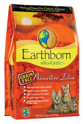 Earthborn Holistic Primitive Feline Grain-Free Natural Dry Cat & Kitten Food