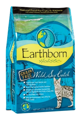 Earthborn Holistic Wild Sea Catch Grain-Free Natural Dry Cat & Kitten Food