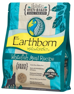 Earthborn Holistic Whitefish Meal Recipe Grain-Free Oven-Baked Dog Treats
