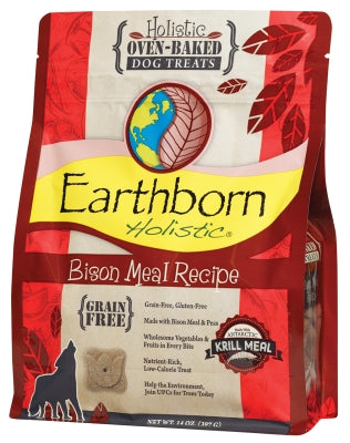 Earthborn Holistic Bison Meal Recipe Grain-Free Oven-Baked Dog Treats