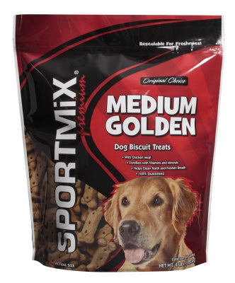 SPORTMiX Premium Medium Golden Biscuit Dog Treats