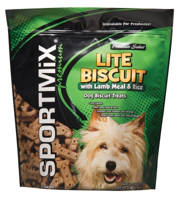 SPORTMiX Premium Lite Biscuit with Lamb Meal & Rice Dog Treats