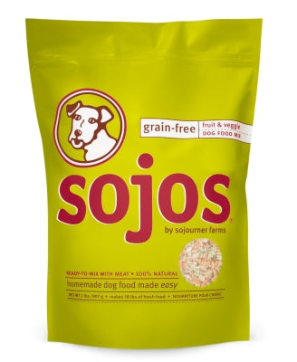 Sojos Pre-Mix Grain-Free Recipe Freeze-Dried Dog Food Mix