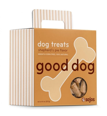 Sojos Good Dog Shepherd's Pie Flavor Dog Treats, 8-oz box