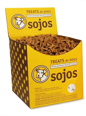 Sojos Chicken Parmesan Flavor Bulk Dog Treats, 20-lb box