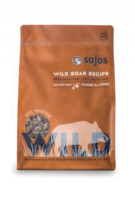 Sojos Wild Boar Recipe Grain-Free Freeze-Dried Dog Food