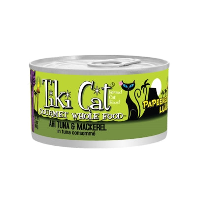 Tiki Cat Papeekeo Luau Ahi Tuna & Mackerel in Tuna Consomme Grain-Free Canned Cat Food