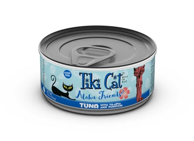 Tiki Cat Aloha Friends Tuna with Tilapia & Pumpkin Grain-Free Wet Cat Food