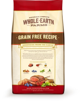Whole Earth Farms Grain-Free Pork, Beef & Lamb Recipe Dry Dog Food