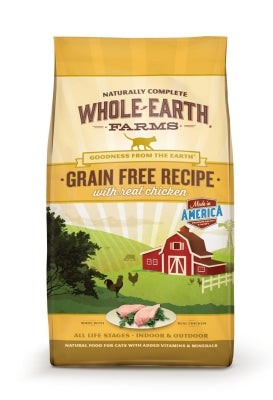 Whole Earth Farms Grain-Free Real Chicken Recipe Dry Cat Food