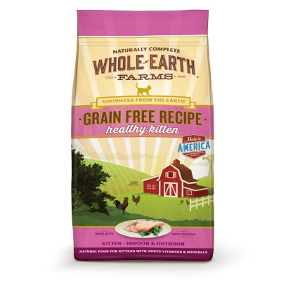 Whole Earth Farms Grain-Free Healthy Kitten Recipe Dry Cat Food