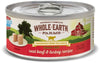 Whole Earth Farms Grain-Free Real Beef & Turkey Pate Recipe Canned Cat Food