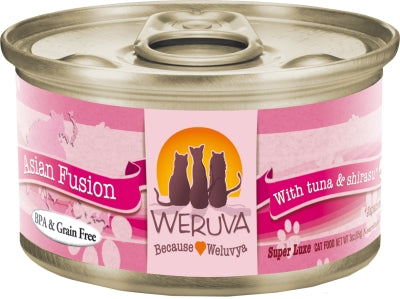 Weruva Asian Fusion with Tuna & Shirasu Grain-Free Canned Cat Food