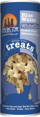 Weruva Blue Water Whitefish Freeze-Dried Grain-Free Dog & Cat Treats, 0.9-oz tube