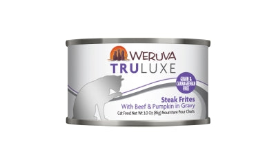 Weruva Truluxe Steak Frites with Beef & Pumpkin in Gravy Grain-Free Canned Cat Food