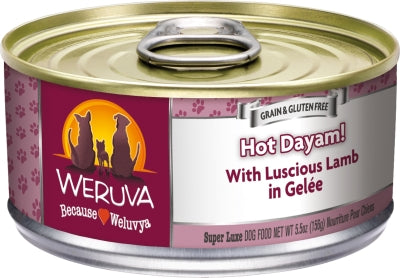 Weruva Hot Dayam! With Luscious Lamb in Gelee Grain-Free Canned Dog Food