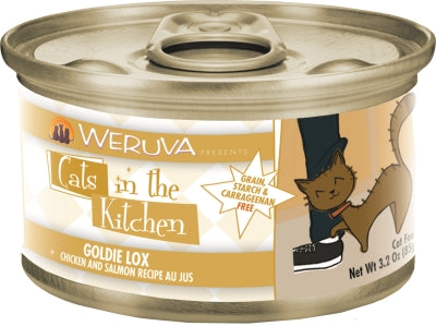 Weruva Cats in the Kitchen Goldie Lox Chicken & Salmon Au Jus Grain-Free Canned Cat Food