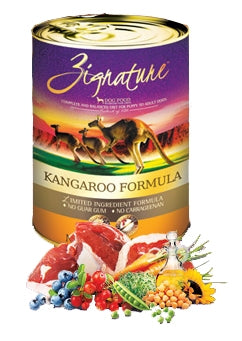 Zignature Kangaroo Formula Limited Ingredient Grain-Free Canned Dog Food, 13-oz, case of 12